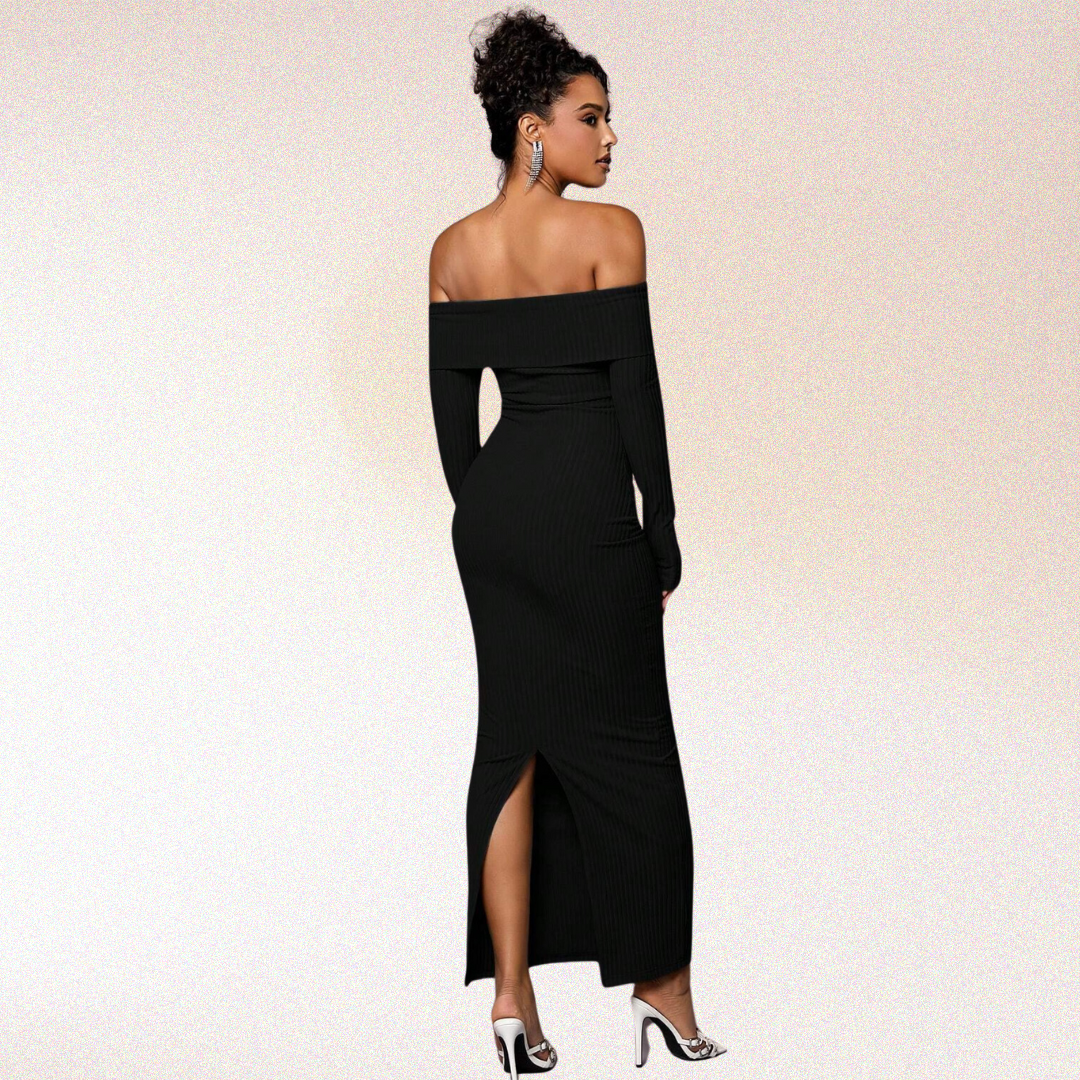 Hazel Off Shoulder Bodycon Dress
